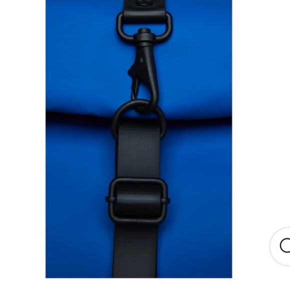 Rains Rolltop Rucksack W3 Unisex Backpack Side Access Laptop Pocket NEW - Picture 9 of 11